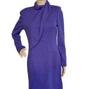Louis Feraud purple dress